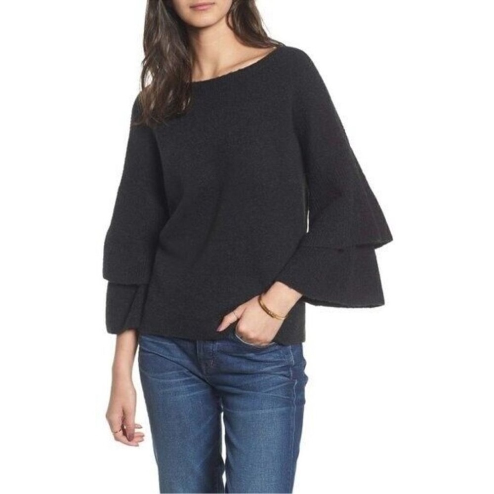 Madewell Tiered Sleeve Sweater